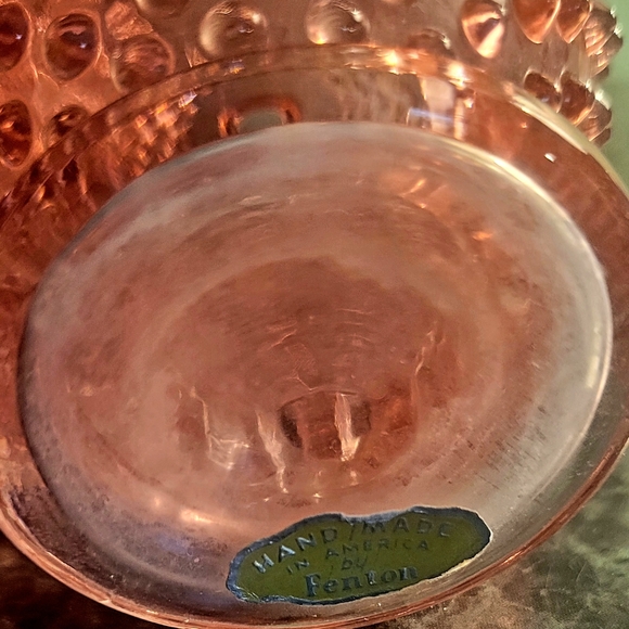 Fenton Hobnail Perfume Bottles (PAIR) - Picture 6 of 6